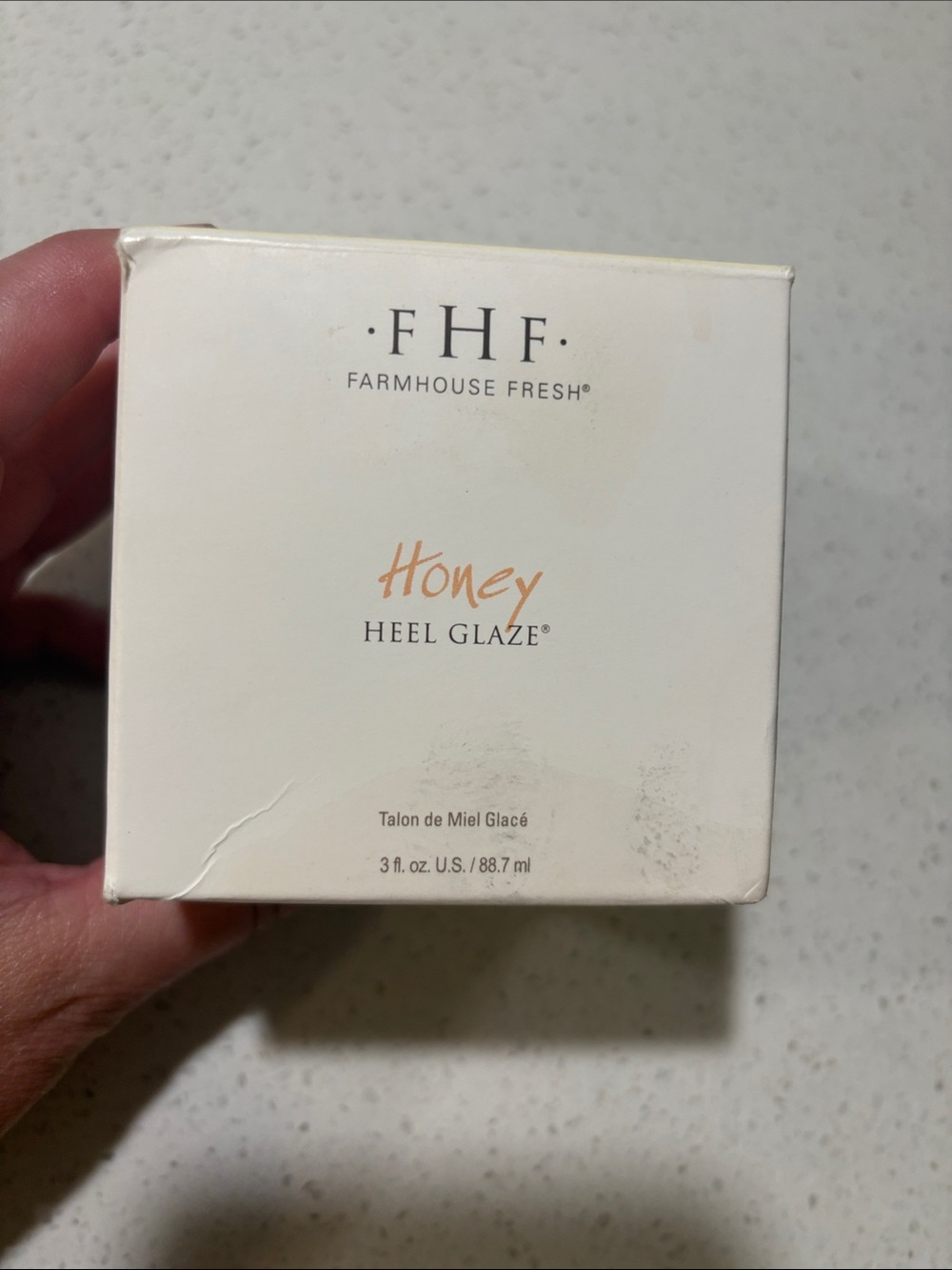 Farmhouse Fresh Honey Heel Glaze - White Packaging